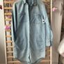 Bnwt gap stonewash shirt dress size small with pockets Image 10