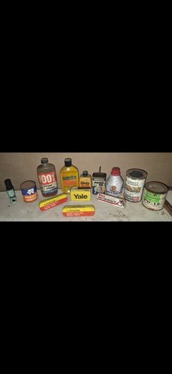 vintage tins and can collection