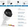 SANNCE 5MP-N Super HD Indoor/Outdoor Waterproof Camera for CCTV Image 2