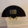 Brass  - Miniature Toledo Brass Fan on Stand Image 2