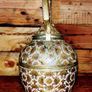 vintage Indian enamelled brass Tea Pot Image 3