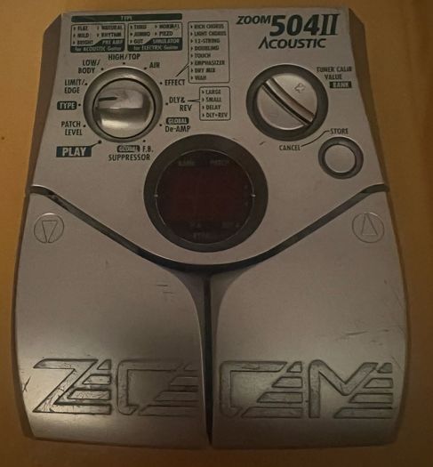 Zoom 504ii acoustic Fx pedal