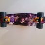 Penny Board 22" Purple with Wolf and Galaxy Underneath Image 6