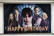 Birthday WEDNESDAY backdrop