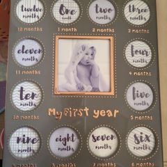My first year Baby photo frame