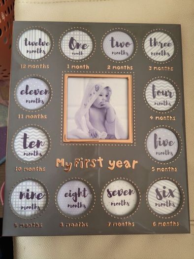 My first year Baby photo frame