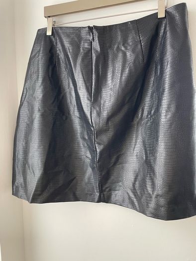 New Look skirt mock croc effect pu leather plus size New