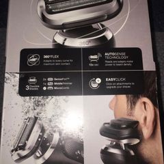 braun new series 7 smart sonic shaver with smart dock station clean & charge Wet and Dry Electric Shaver