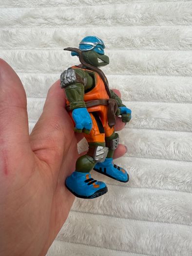 2003 TMNT Scootin Leonardo Teenage Mutant Ninja Turtles TMNT approx. 12 cm. Used Please see photos