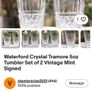 Three Pristine Vintage Waterford Crystal Tumblers, Two Adare 5oz, One Tramore 5oz. Image 5