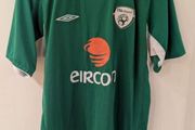 Authentic 2004 Republic of Ireland shirt jersey Eircom Umbro med mens