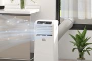 10000 BTU Air Conditioning Unit, 3-in-1 Portable Air Conditioner, Dehumidifier, Cooling Fan with Remote Control, Digital Display, 2 Speeds, 24H Timer, Window Venting Kit, 18m