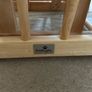 Babylo Brompton Glider & Footstool Grey suedette/Natural wood Image 5