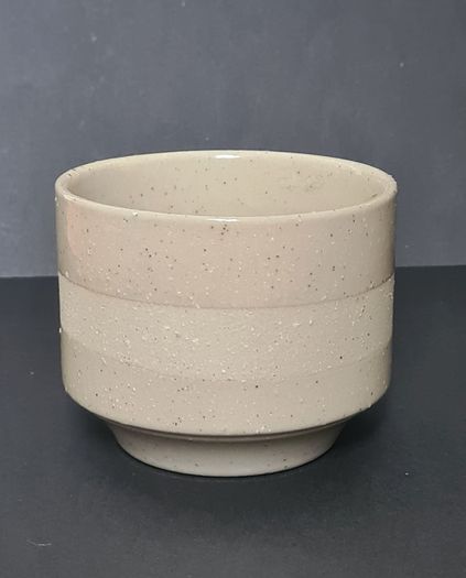 Beige Speckled Ceramic Plant Pot Minimalist Planter 10cm
