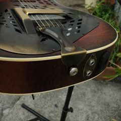 Leewald 12 fret wood resonator guitar