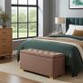Boucle Ottoman with Storage  Custom Bench for Irish Homes Image 5