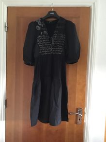 Replay Ladies Black Silk Dress Size Medium