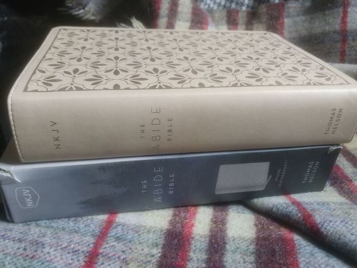 nKJV Abide Bible brand new in Box isbn: 9780785226642  Stone Leathersoft