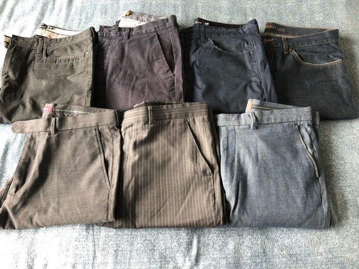 Mens Trousers x7 (W34)