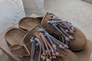 Suede sandals new