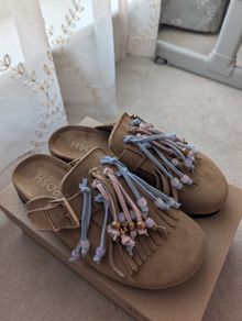 Suede sandals new
