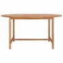 Garden Table 150x76 cm Solid Teak Wood Image 5