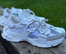 Dolce & Gabbana DG-5862 Space Sneakers-White/Grey-EU 44-Immaculate Worn Once