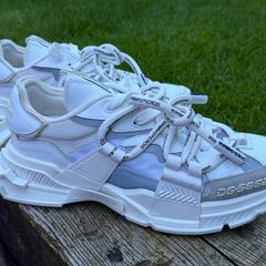 Dolce & Gabbana DG-5862 Space Sneakers-White/Grey-EU 44-Immaculate Worn Once