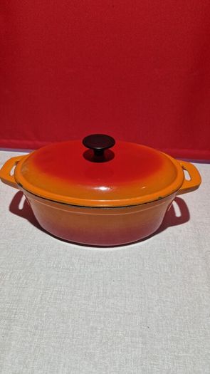Le Creuset 29cm Oval Casserole  Volcanic Orange