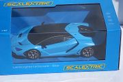 Scalextric Lamborghini Centenario Slot Car. (Blue) - street supercar  C4321