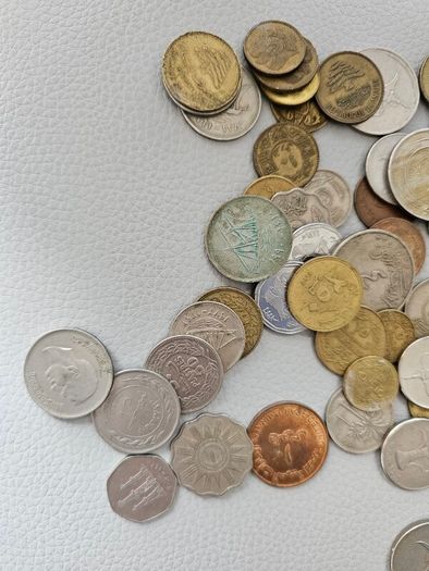 Collection of mixed international coins