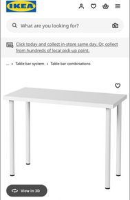 Ikea white desk