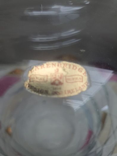 Large Vintage Clarenbridge Glass Vase