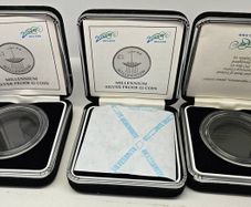 Ireland Silver Proof 2000 1 Pound Millennium HOLDERS ONLY NO COINS