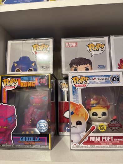 Variety of funkos