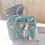 Moss Green genuine leather handbag ( Not a Birkin) Image 4