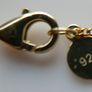 Vintage Sterling Silver 925 Gold Plated Moon Pendant Necklace length 20" - 6,1g Image 6