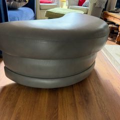 Natuzzi Leather Ottoman
