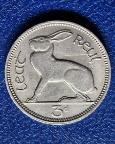 Ireland 1928 Threepence 3d Beautiful Coin