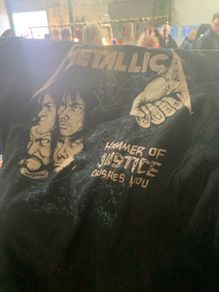 Metallica And Justice For All T shirt, official licensed reprint on Gildan Heavy Cotton