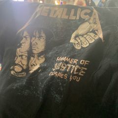 Metallica And Justice For All T shirt, official licensed reprint on Gildan Heavy Cotton