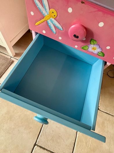 Teamson Kids hand painted set of childrens 4 drawers
