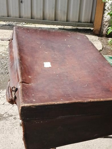 Vintage Leather Suitcase