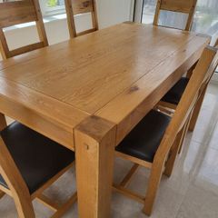 table and chairs