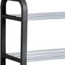 NEW SALE | 5 Tier Shoe Slots Rack - Space Saving Shoe Storage Organiser with Quick, Tool-Free Assembly - Shoe Slots Holds 15-20 Pairs - Dimensions (L) 75.5cm x (W) 18.5cm x (H) 75.5cm - Black Image 3