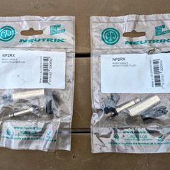 Neutrik NP2X 6.3mm  (1/4") Jack Mono Plug x2