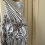 BNWT -  Silver/Blue hand beaded occasion Dress (Size 10-12) Image 6