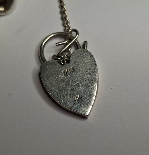 Vintage Sterling Silver Charm Bracelet, Movable Charms