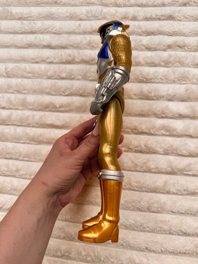 SCG Power Rangers Dino Charge Gold Power Ranger 42121 approx. 12" Used Please see photos