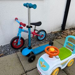 Balance Bike, scooter, Toddler push car